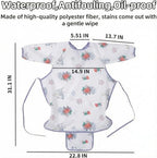 Adjustable Long Sleeve Baby Bibs - Image 3