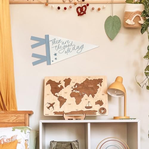 Inspirational Positive Pennant Banner Flags Bedroom Nursery Decor - Image 4