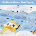 AmazerBath Baby Bath Mat Non Slip, Cartoon Kids Bath Mat - Image 5