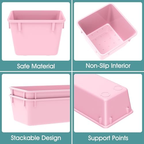 25 PCS Plastic Drawer Organizer Set, Makeup Organizers and Storage Bins - Image 3