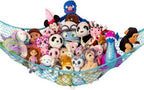 Extra Large Stuffed Animal Storage Hammock 1 Pack | Holds 12 lbs | Corner by LillysLove