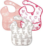 Accmor Baby Bibs for Eating, Waterproof Mess Proof Baby Toddler Bibs, Apron by Accmor