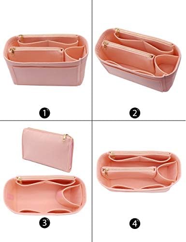 LEXSION Felt Purse Organizer Insert, Tote Bag Shaper Dividers - Image 3