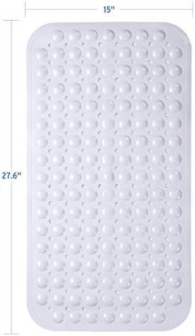 AmazerBath Bath Tub Mat, Medium Size 27.6 x 15 Inches Non-Slip Shower Mats - Image 5