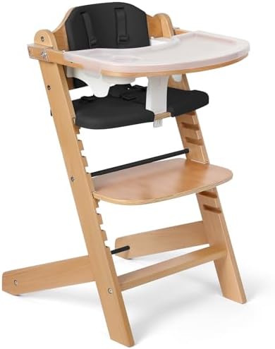 Cowiewie 3-in-1 Convertible Natural Wooden High Chair by Cowiewie