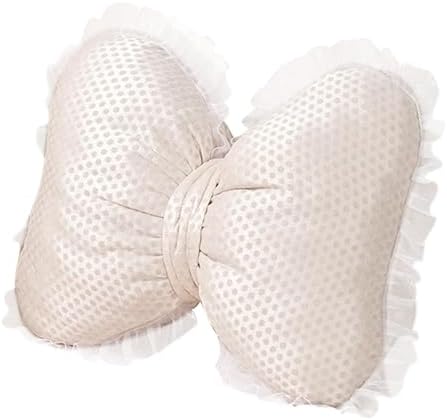 Fenteer Cute Bow Cushion, Soft Bowknot Decorative Throw Pillow, Comfortable by Fenteer