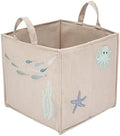 Crane Baby Fabric Nursery Storage Basket, Toy Storage, Sea Life Theme, Toy by CraneBaby