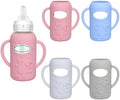 4 Pack Silicone Sleeves for Dr. Brown's Glass Baby Bottles -Drop Protection by WAJIAYON