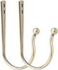 Mini Ball Curtain Holdbacks 4 Pack, Solid Zinc Alloy Wall Mounted Curtain by Mayrhyme