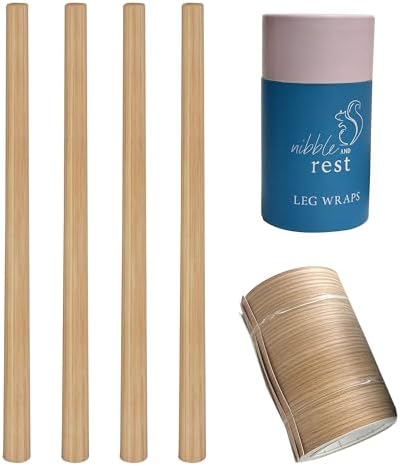 Nibble and Rest Highchair Decorative Leg Wraps, Bamboo Style, Highchair by NibbleRest