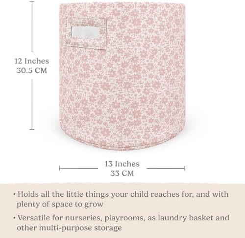 Sorrel + Fern Nursery Storage Basket, Soft Collapsible Fabric Toy Bin, Magic - Image 2