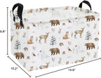 Essme Rectangular Animal Basket, Kids Storage Bins Organizer - Image 2
