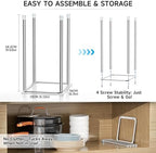 Water Bottle Drying Rack Reusable Bottle Rack Dryer Kitchen Stand Holder Metal - Image 4