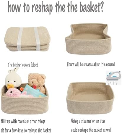 XUANGUO Small Woven Storage Baskets - Image 7