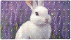Shower Mat Non Slip 26.8 x 15.1 Inches, Rabbit Flowers Bathtub Mat Shower Stall by Anna+Cowper
