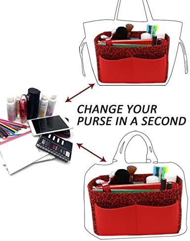 LEXSION Felt Purse Organizer Insert, Tote Bag Shaper Dividers - Image 6