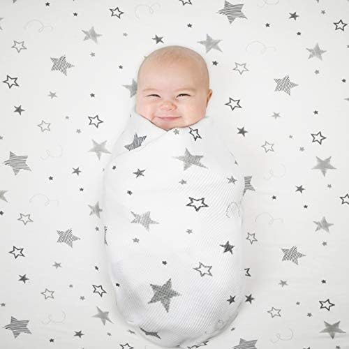 American Baby Company 100% Natural Cotton Fitted Cradle/Bassinet Sheet 36" x 18" - Image 4