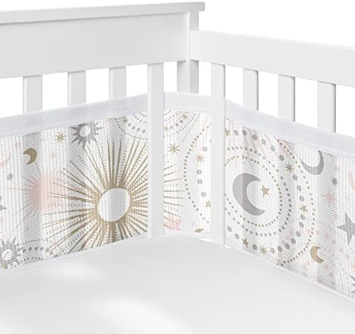 Sweet Jojo Designs + BreathableBaby 2-Piece Breathable Mesh Crib Liner Set by SweetJojoDesigns