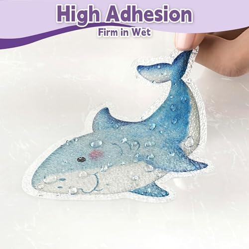 Secopad Soft Blue Ocean Life Non Slip Bathtub Stickers - Image 3