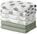 GLLQUEN BABY Receiving Blankets Muslin Swaddle Blanket by GLLQUENBABY