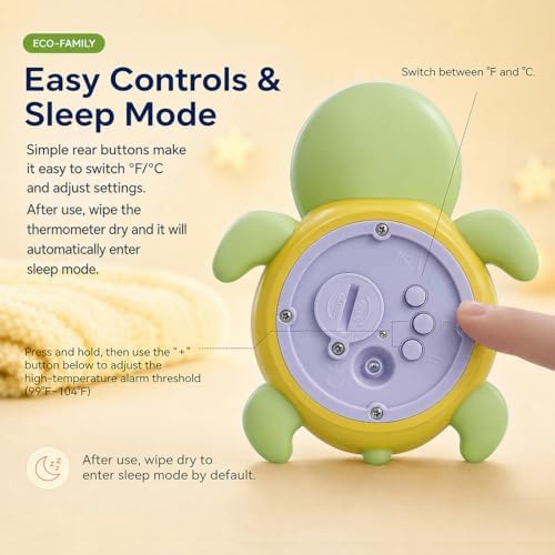 Lying Turtle Water Proof Baby Bath Thermometer - Image 4
