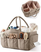 Marscamd Quilted Baby Diaper Caddy by Marscamd