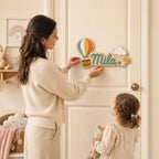 Custom Wooden Name Sign for Baby Nursery, Kids Room Door & Wall Decor - Image 4