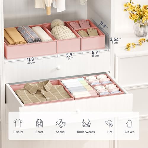 DIMJ Drawer Organizer Clothes 26 Pack - Image 2