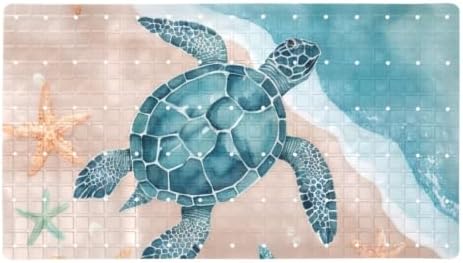 Non Slip Shower Mat Bathtub Mat 15.1x26.8 Inch, Quick Dry Bath Mat by Anna+Cowper