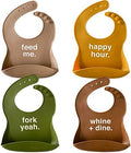 Denver James Silicone Feeding Bibs | Dishwasher Safe. Waterproof. Adjustable. by DenverJames