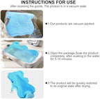 Soft Infant Bath Sponge Skid Proof Baby Bath Mat Newborn - Image 5