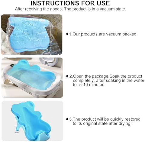 Soft Infant Bath Sponge Skid Proof Baby Bath Mat Newborn - Image 5