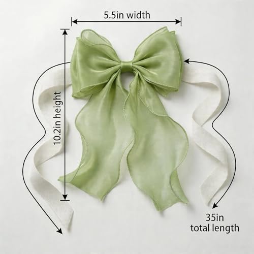2 Pack French Lace Bow Curtain Tiebacks - Image 2