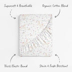 Sorrel + Fern Baby Bassinet Sheets 2-Pack - Image 2