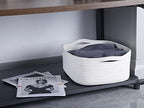 Woven Cotton Rope Storage Basket, Cube Changing Table Organizer - Image 5
