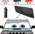 Windshield Sun Shade 2025 Car Accessories 100% Blackout Car Front Windsow by Coricha