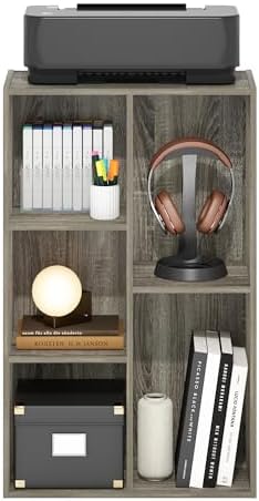 Furinno LUDER Book Shelf, 5-Cube Bookshelf, Reversible Bookcase, 9.4 x 19.5 x - Image 5
