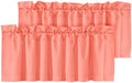 H.VERSAILTEX Blackout Valances for Windows, Short Window Valances Curtains for by HVERSAILTEX
