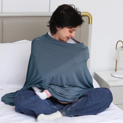 Seejoy Nursing Cover for Breastfeeding, 360°Full Coverage Nursing Poncho - Image 6