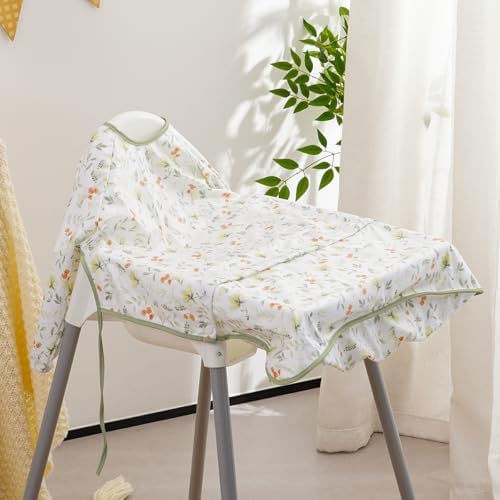 2-Pack Long Sleeve Baby Bib, Coverall Baby Bibs - Image 3