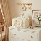Floral Baby Diaper Caddy Organizer - Image 4