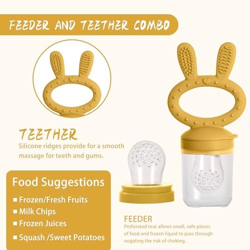 Baby Breastmilk Popsicle Molds & Baby Fruit Feeder, Baby Food Freezer Tray - Image 2