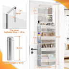 SpaceHacks 6-Tier Over the Door Organizer - Image 2