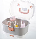 Baby Bottle Drying Rack Storage, Large Nursing Bottle Storage Box Organizer by Zdolmy