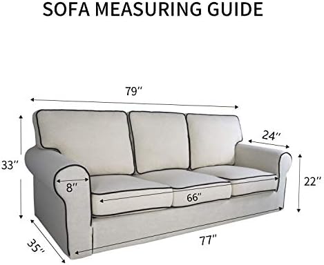 PureFit Waterproof Couch Cover Slipcovers - Image 6