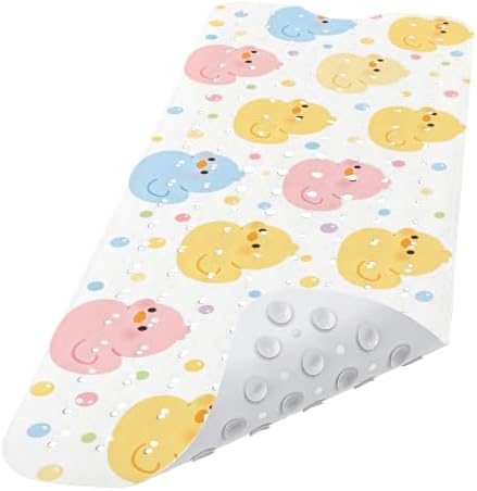 Kids Bathtub Mat Non Slip, 40 x 16 Inch Tub Mat by Lnond