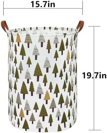 Foldable Waterproof Round Fabric Laundry Basket Home - Image 6