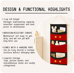 Cute 3-Pocket Hanging Wall Organizer - Image 7