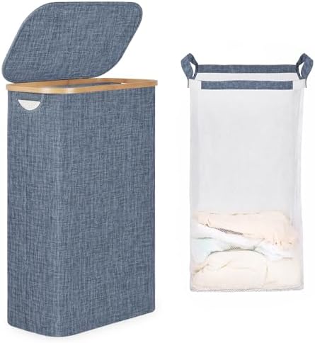 iEGrow 65L Slim Laundry Hamper, Narrow Laundry Basket by iEGrow