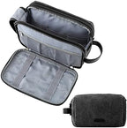 BAGSMART Toiletry Bag for Men, Canvas Travel Toiletry Organizer Dopp Kit by BAGSMART
